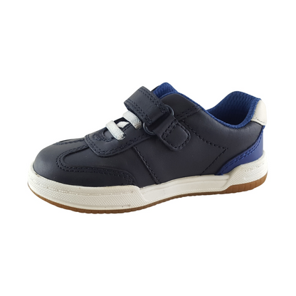 Clarks Fawn Family Toddler Shoes | Navy Combi 