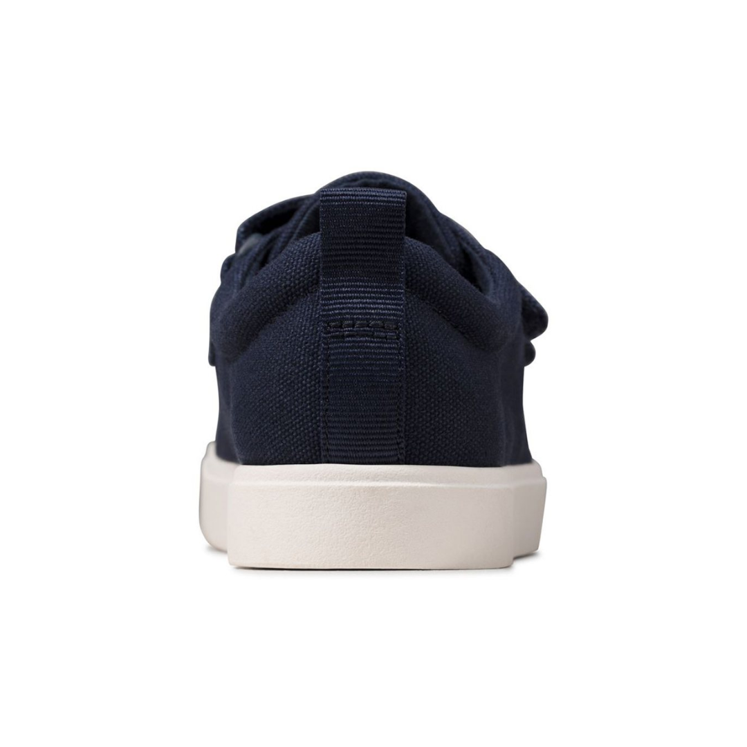 Clarks City Bright Kids Shoes | Navy Canvas