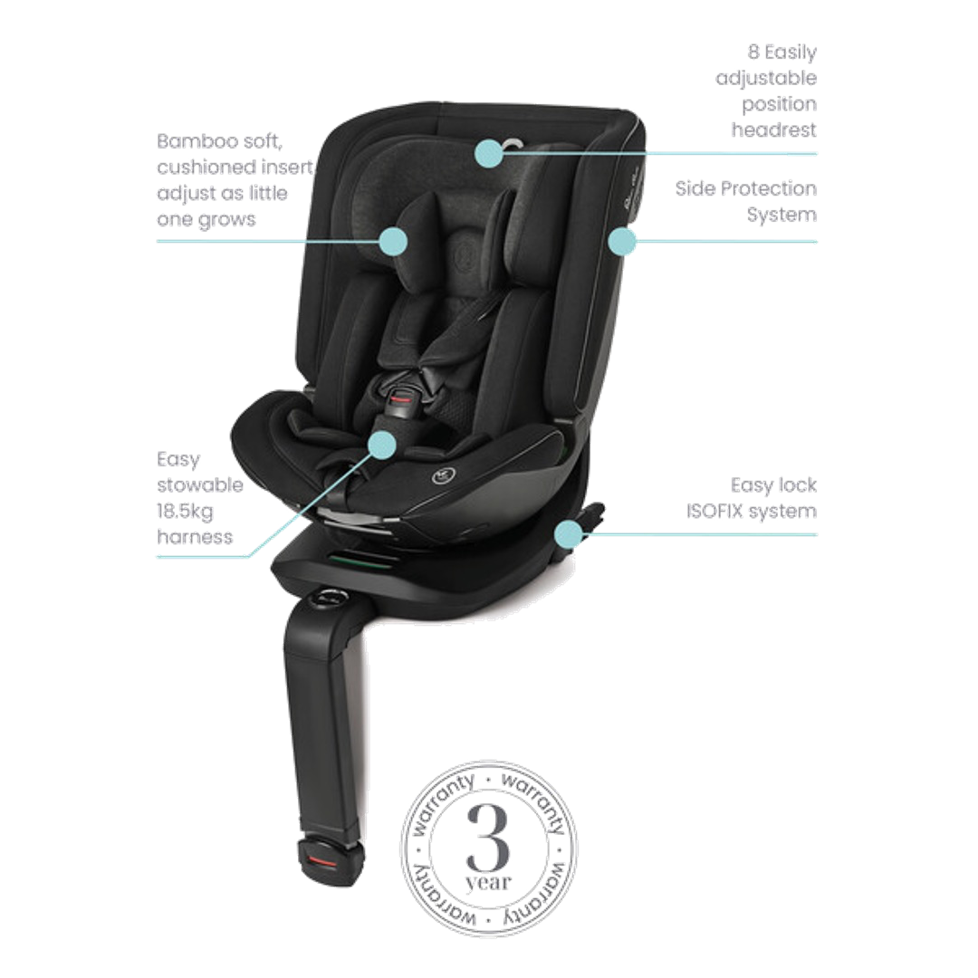 Silver Cross Motion 360 All Size Car Seat - Space Black