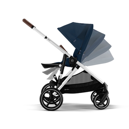 Cybex Gazelle Double Pushchair | Ocean Blue/Silver | 2023