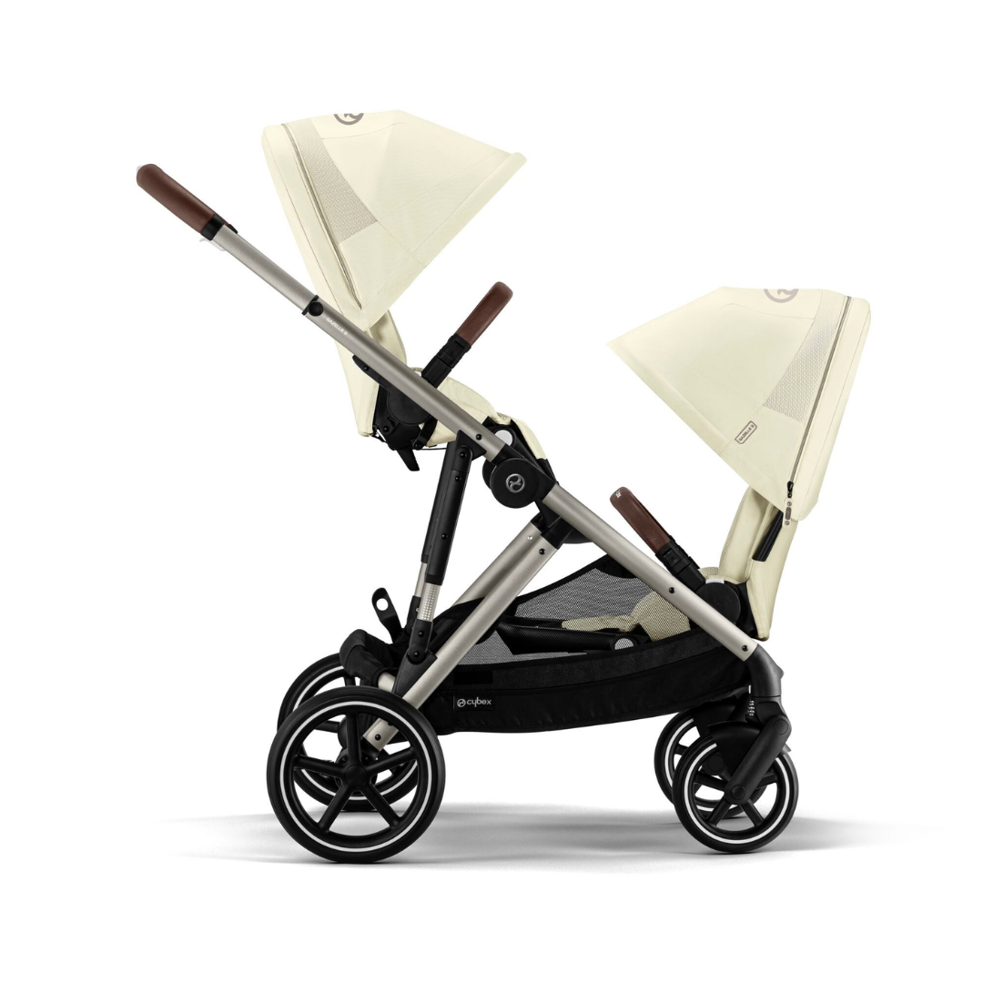 Cybex Gazelle Double Pushchair | Seashell Beige/Taupe | 2023