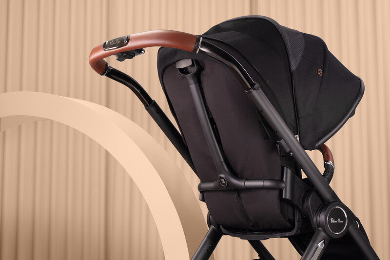 Silver Cross Reef Pushchair, Newborn Pod & Maxi-Cosi Pebble 360 Travel Pack - Orbit Black