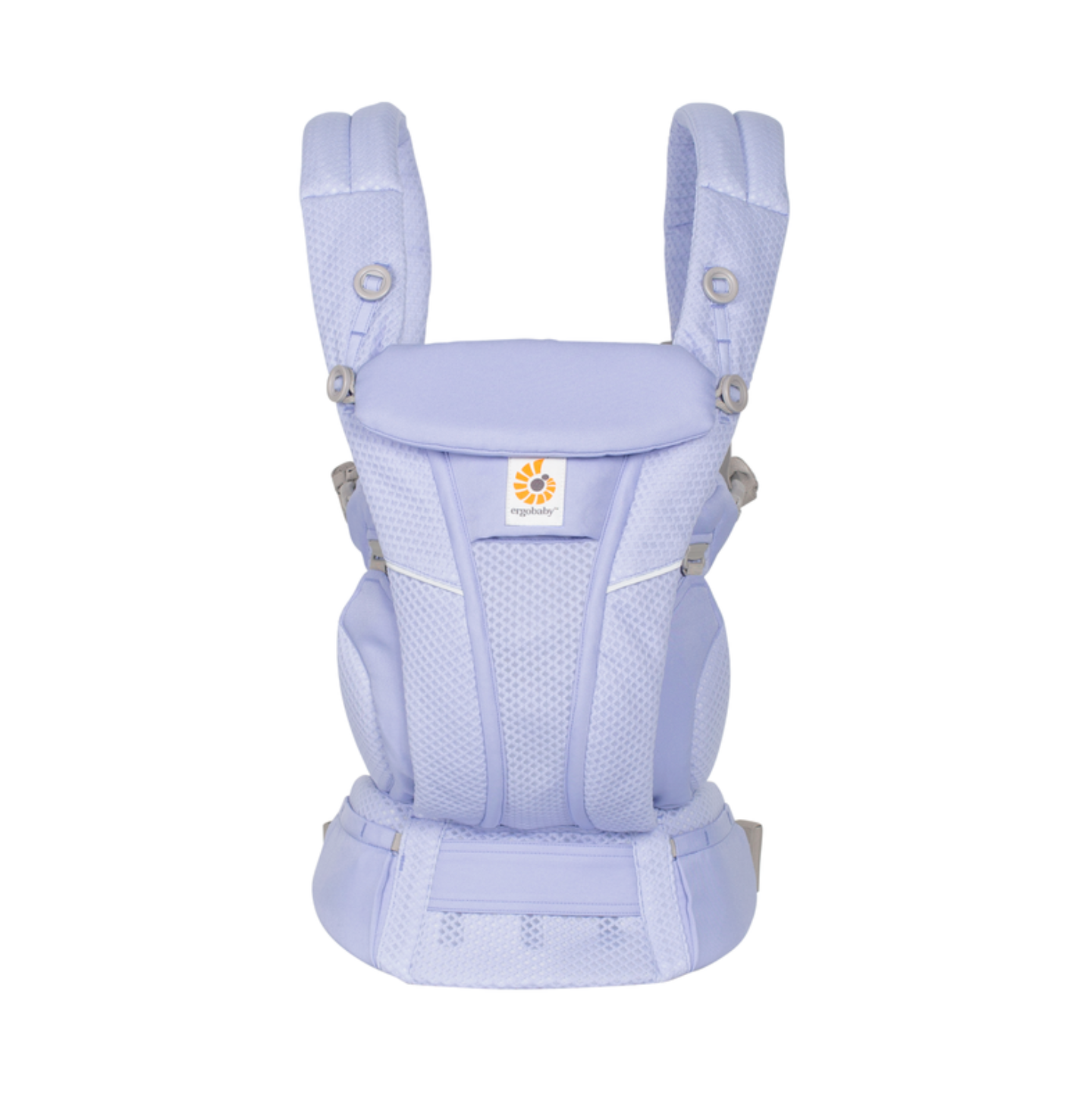 Ergobaby Omni Breeze Baby Carrier | Blue Lavender & All-Weather Cover