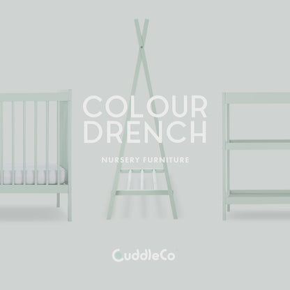 CuddleCo Nola Cot bed | Sage Green