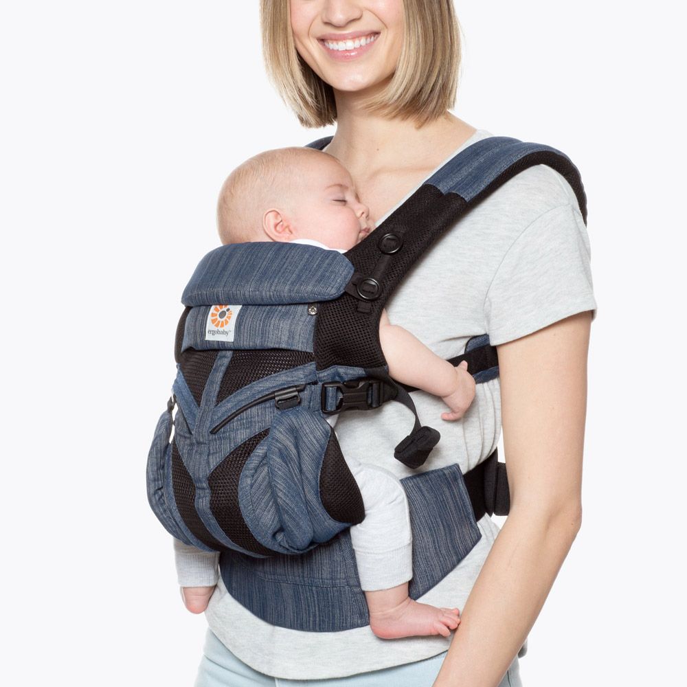 Ergobaby Omni 360 Cool Air Mesh Baby Carrier | Indigo Weave