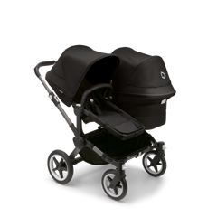 Bugaboo Donkey 5 Duo Pushchair & Carrycot - Graphite / Midnight Black