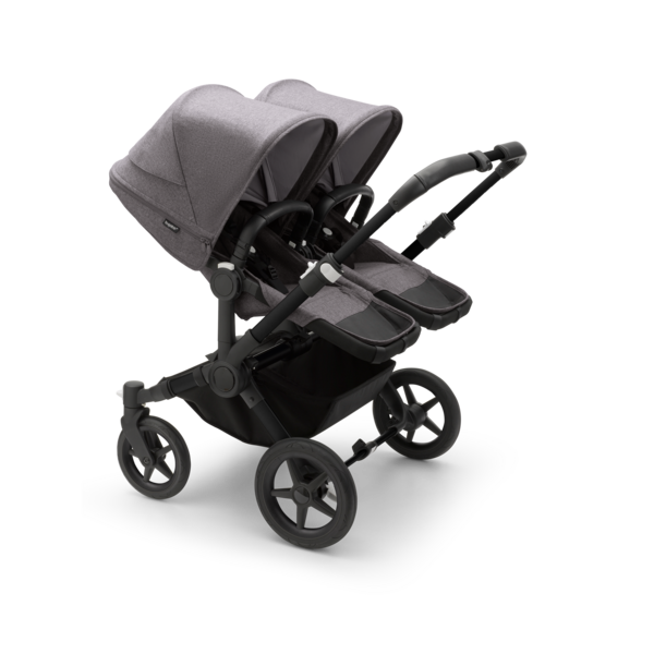 Bugaboo Donkey 5 Duo Pushchair & Carrycot - Black / Grey Melange