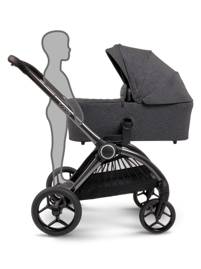 iCandy Core Pushchair & Maxi Cosi Pebble 360 Travel System | Dark Grey