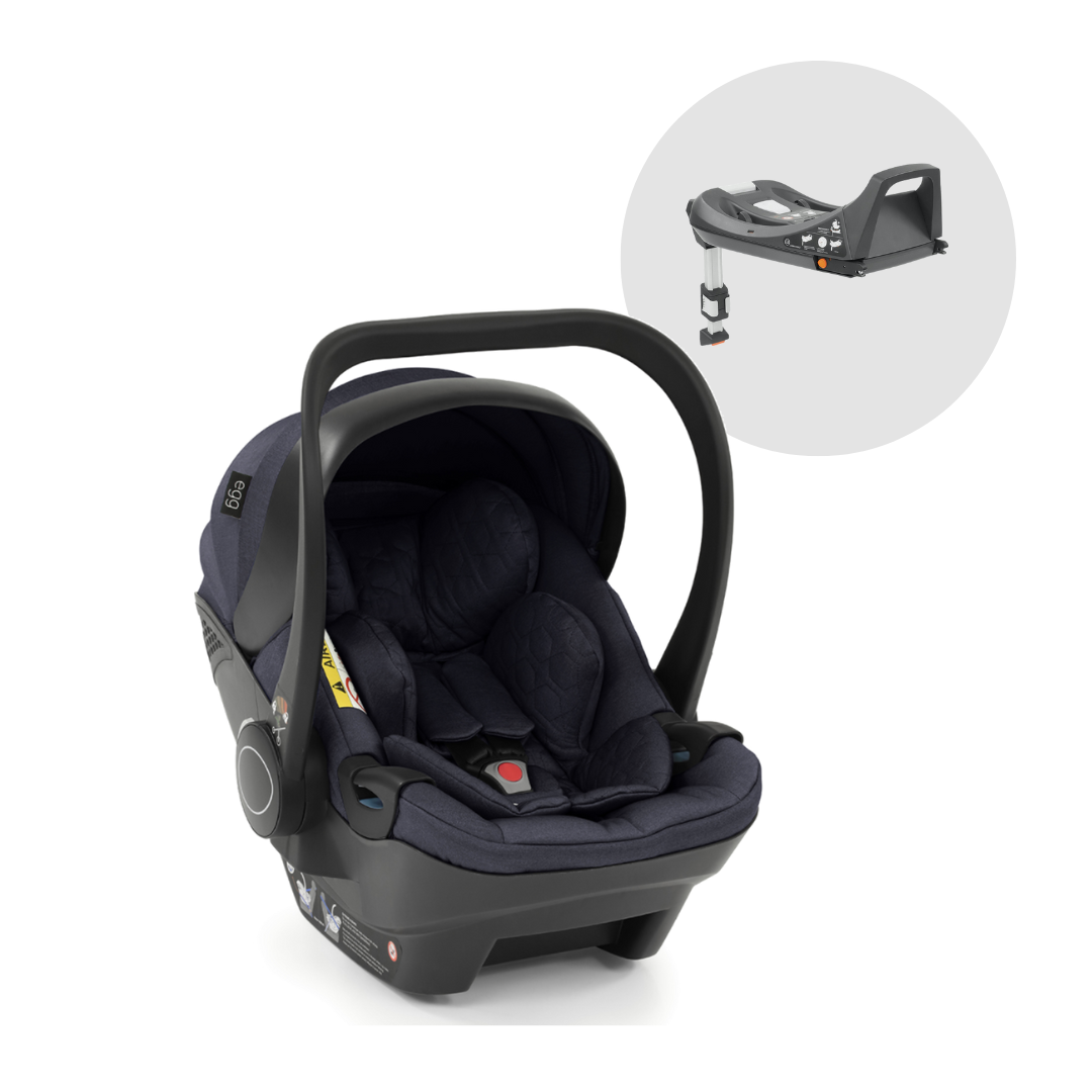 Car seat clearance with 2 bases