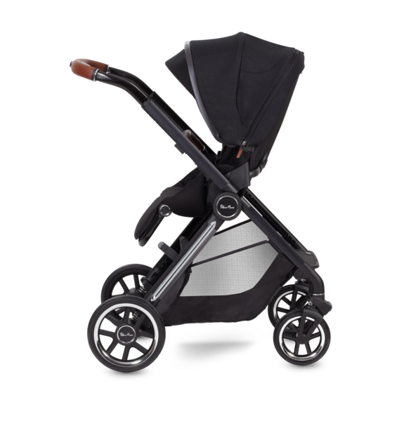 Silver Cross Reef Pushchair, Newborn Pod & Cybex Cloud T Travel Pack - Orbit Black