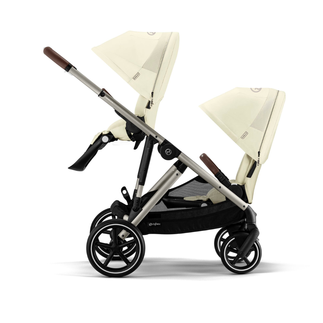 Cybex Gazelle Twin Pushchair | Seashell Beige/Taupe | 2023