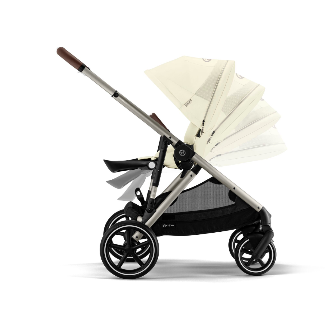 Cybex Gazelle Twin Pushchair | Seashell Beige/Taupe | 2023