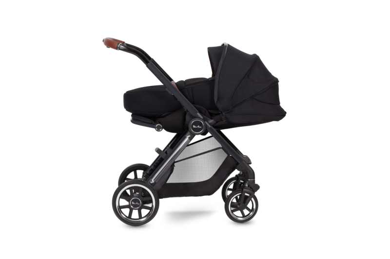 Silver Cross Reef Pushchair, Newborn Pod & Maxi-Cosi Pebble 360 Travel Pack - Orbit Black