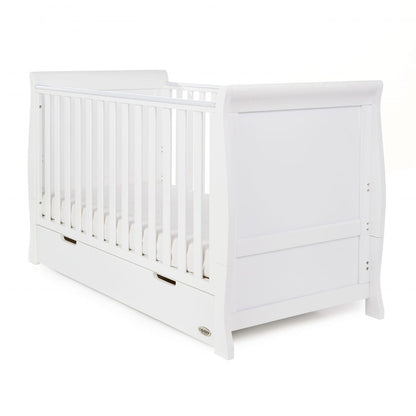 Obaby Stamford Classic Cot Bed & Cot Top Changer- White