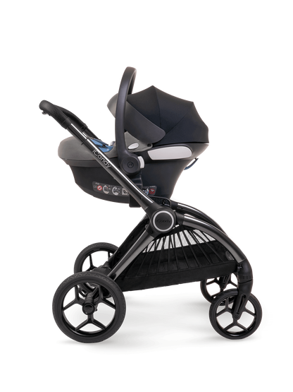 iCandy Core Pushchair & Maxi Cosi Pebble 360 Travel System | Dark Grey