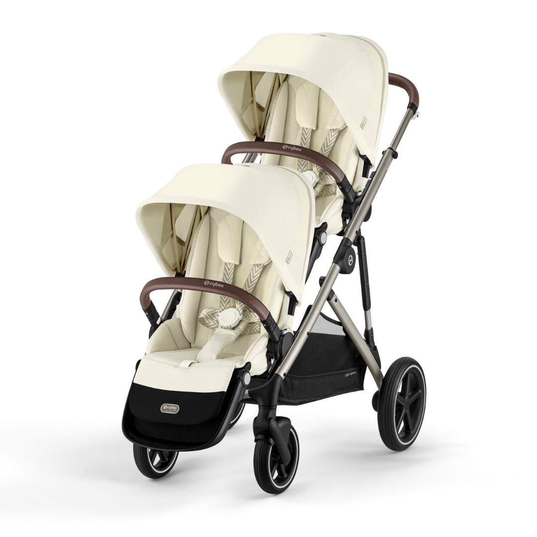 Cybex Gazelle Twin Pushchair | Seashell Beige/Taupe | 2023