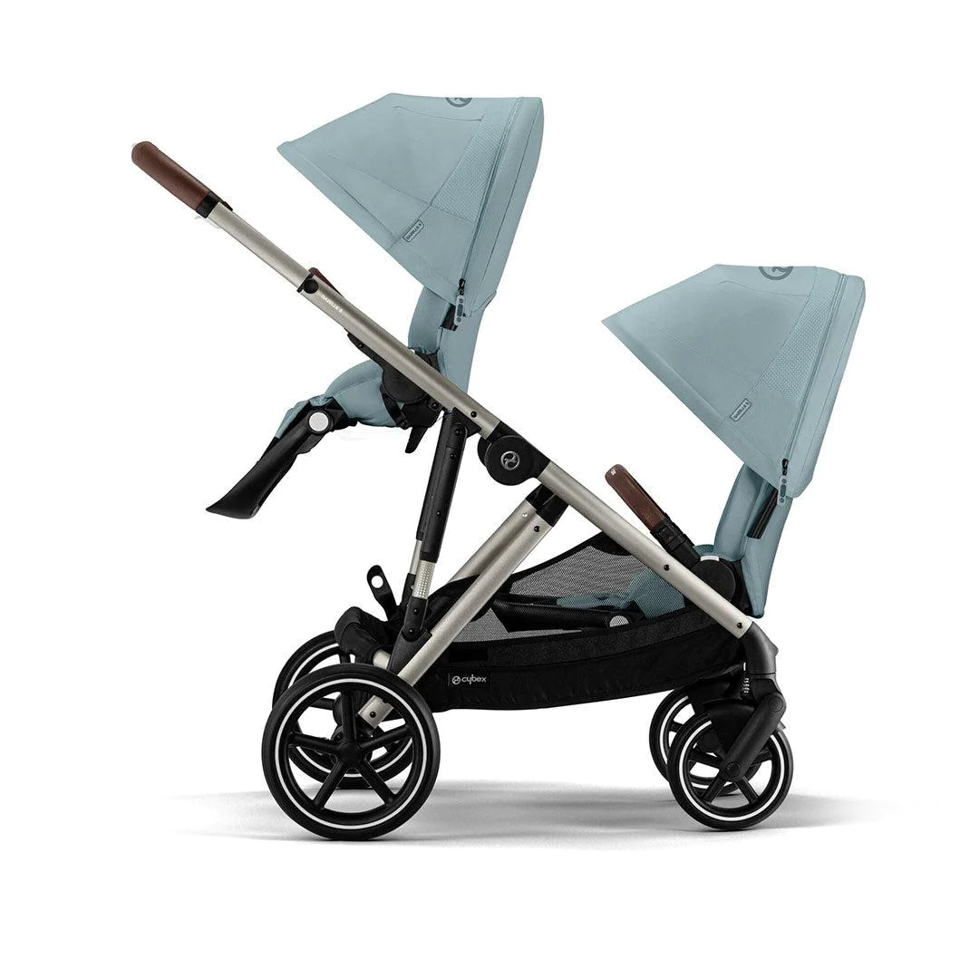 Cybex Gazelle Double Pushchair | Sky Blue/Taupe | 2023