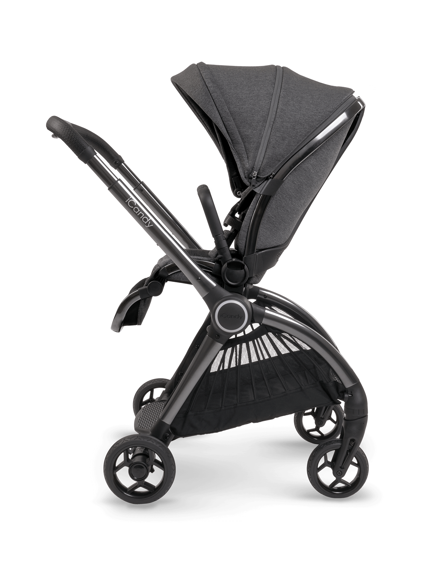 iCandy Core Pushchair & Maxi Cosi Pebble 360 Travel System | Dark Grey