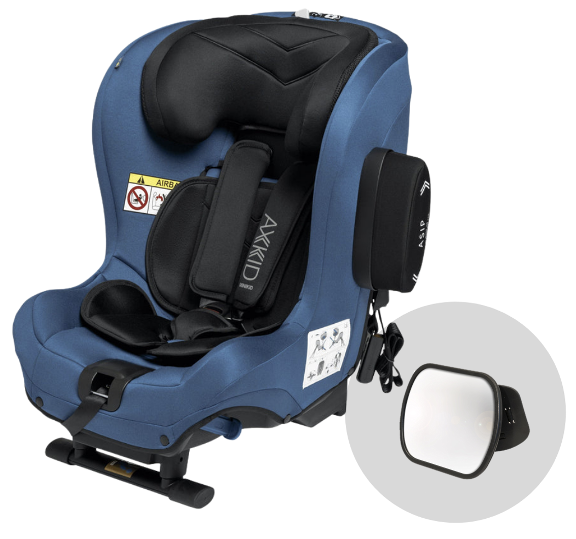 Axkid Minikid 2 (2022 / 2023) Rear Facing Car Seat - Free Car Seat Mirror Sea