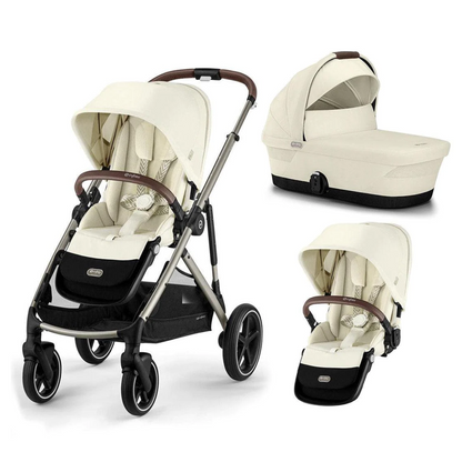 Cybex Gazelle Double Pushchair | Seashell Beige/Taupe | 2023