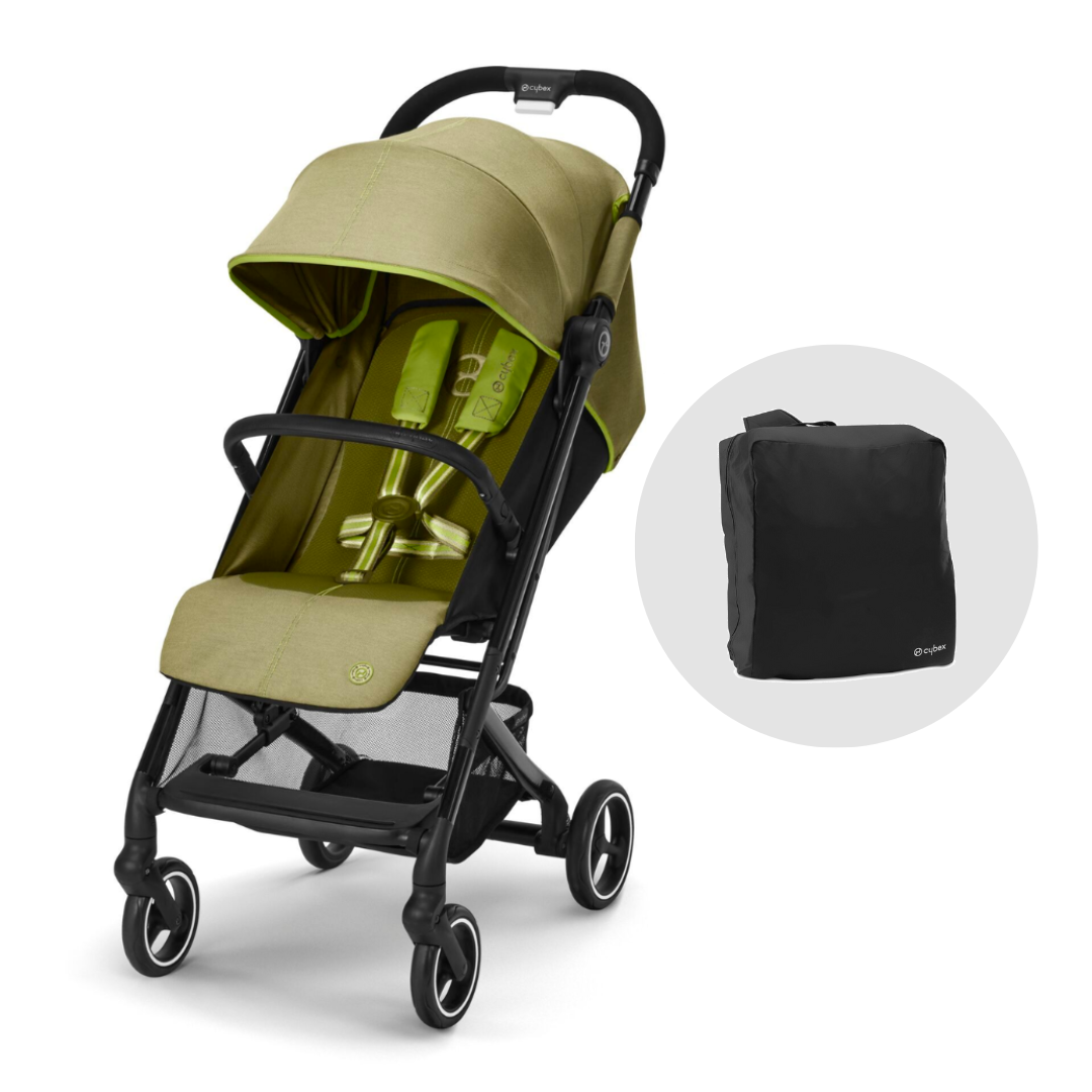 Cybex BEEZY Compact Stroller & FREE Travel Bag | Nature Green | 2023