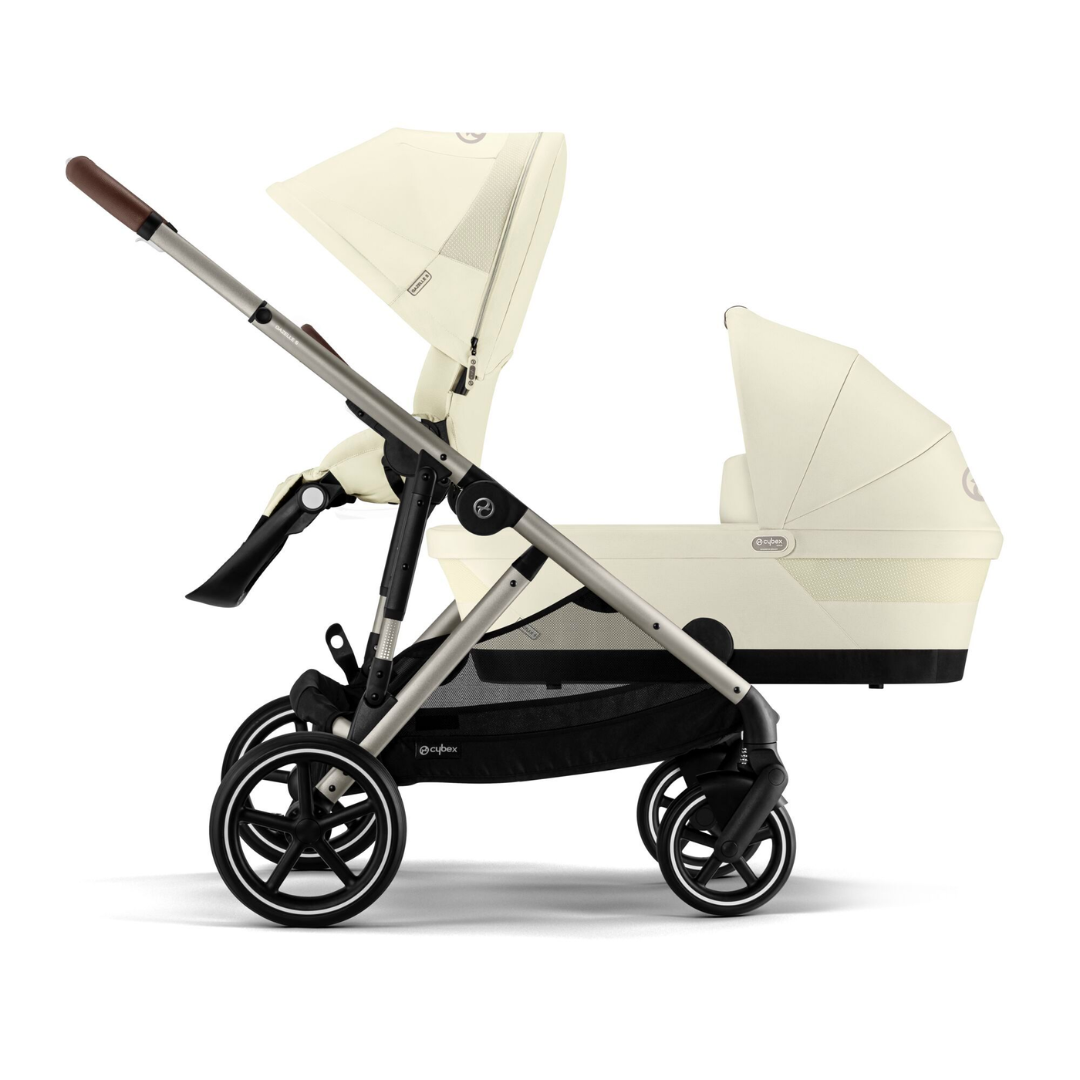 Cybex Gazelle Double Pushchair | Seashell Beige/Taupe | 2023