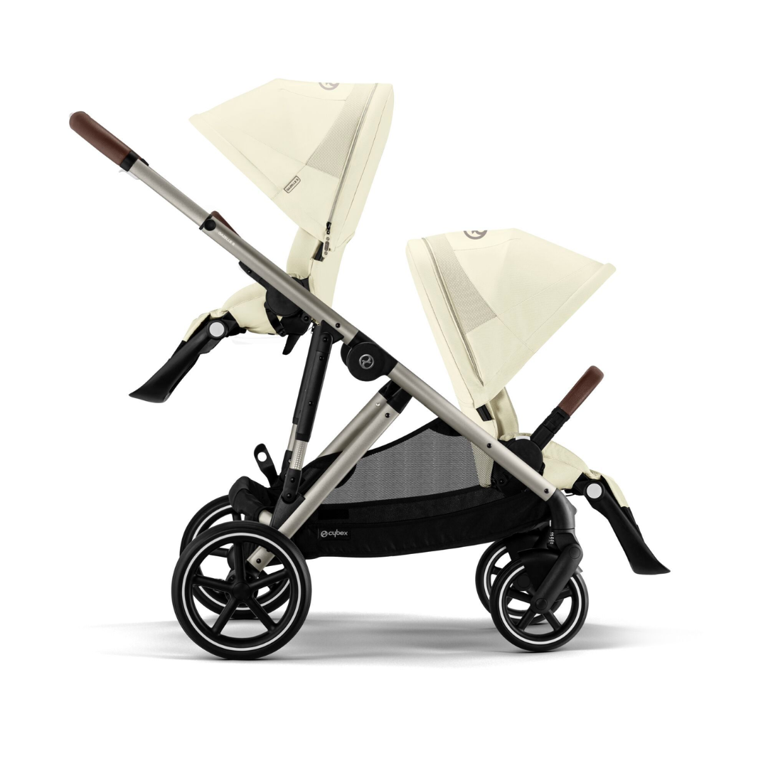 Cybex Gazelle Twin Pushchair | Seashell Beige/Taupe | 2023