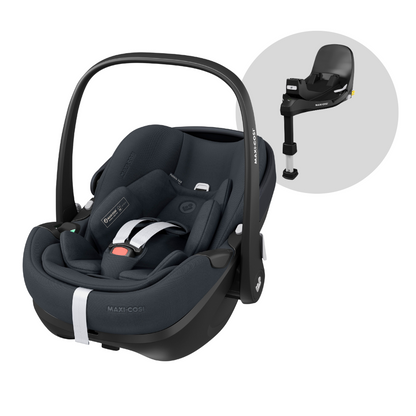 Maxi Cosi Pebble 360 Pro Car Seat & FamilyFix Pro Base | Essential Graphite