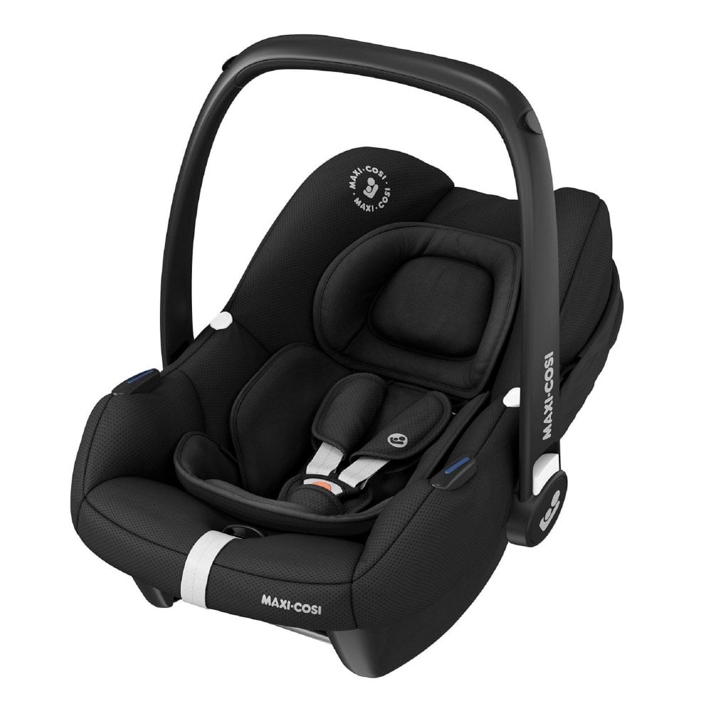 Bugaboo Donkey 5 Twin Pushchair & Maxi-Cosi Cabriofix i-Size Travel System - Black / Midnight Black