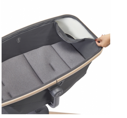 Maxi Cosi Alba all-in-one Bassinet, Recliner and Highchair | Beyond Graphite