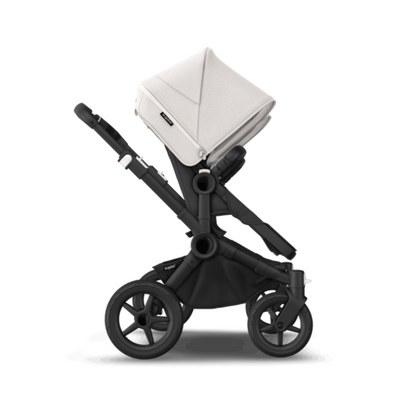 Bugaboo Donkey 5 Twin Pushchair & Carrycot - Black / Midnight Black / Misty White