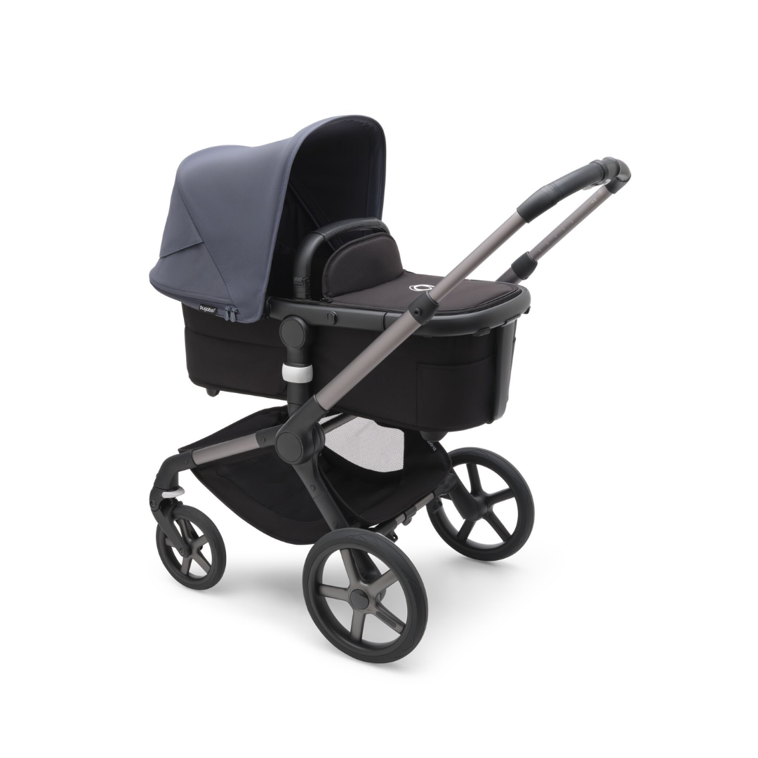 Bugaboo Fox 5 Pushchair & Carrycot - Graphite/Midnight Black/Stormy Blue