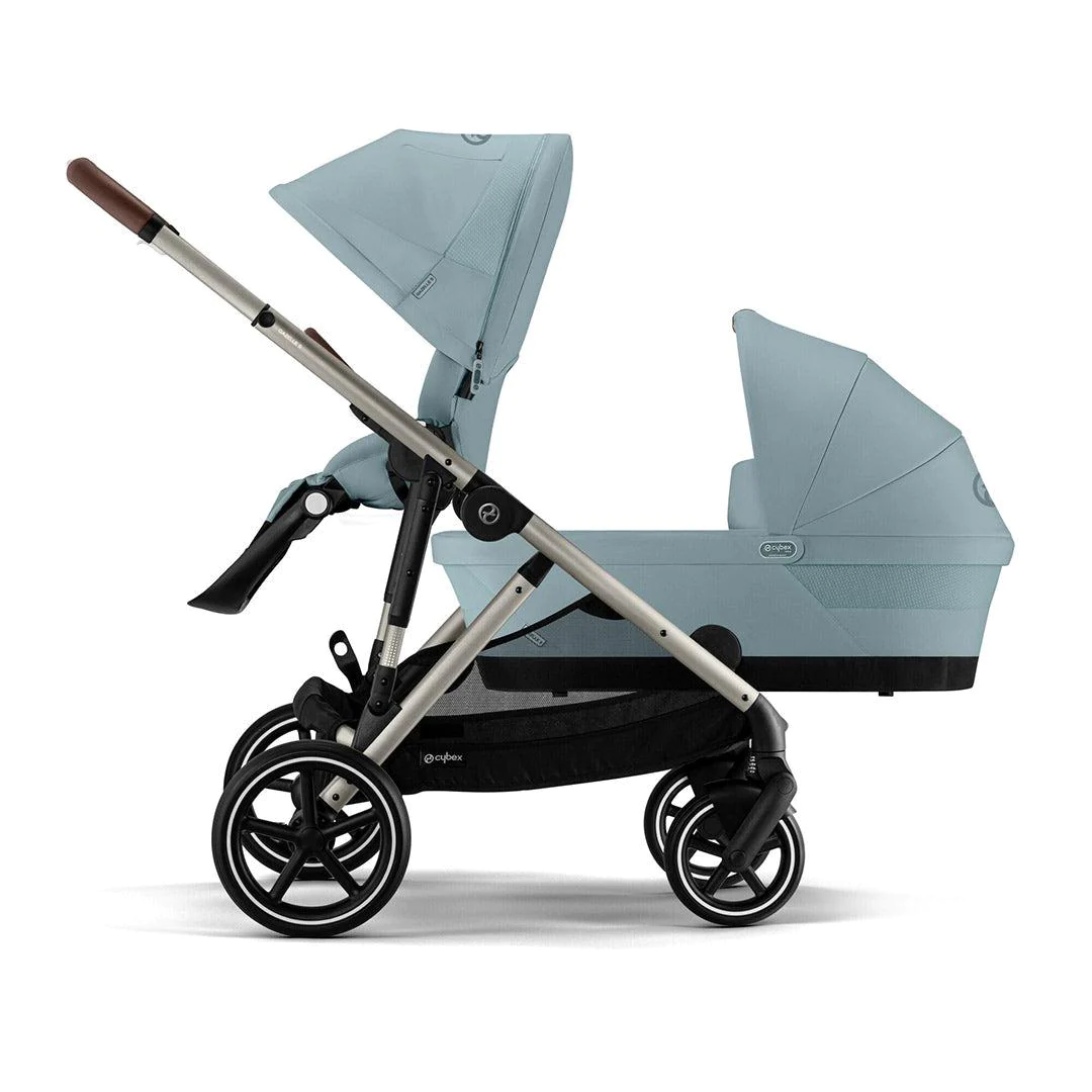 Cybex Gazelle Double Pushchair | Sky Blue/Taupe | 2023