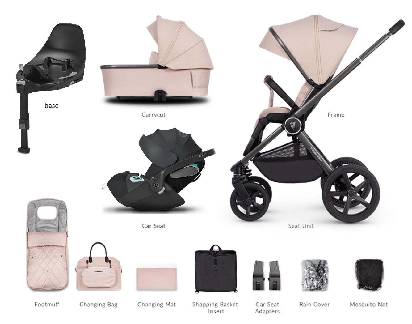 Rose shop venicci pram