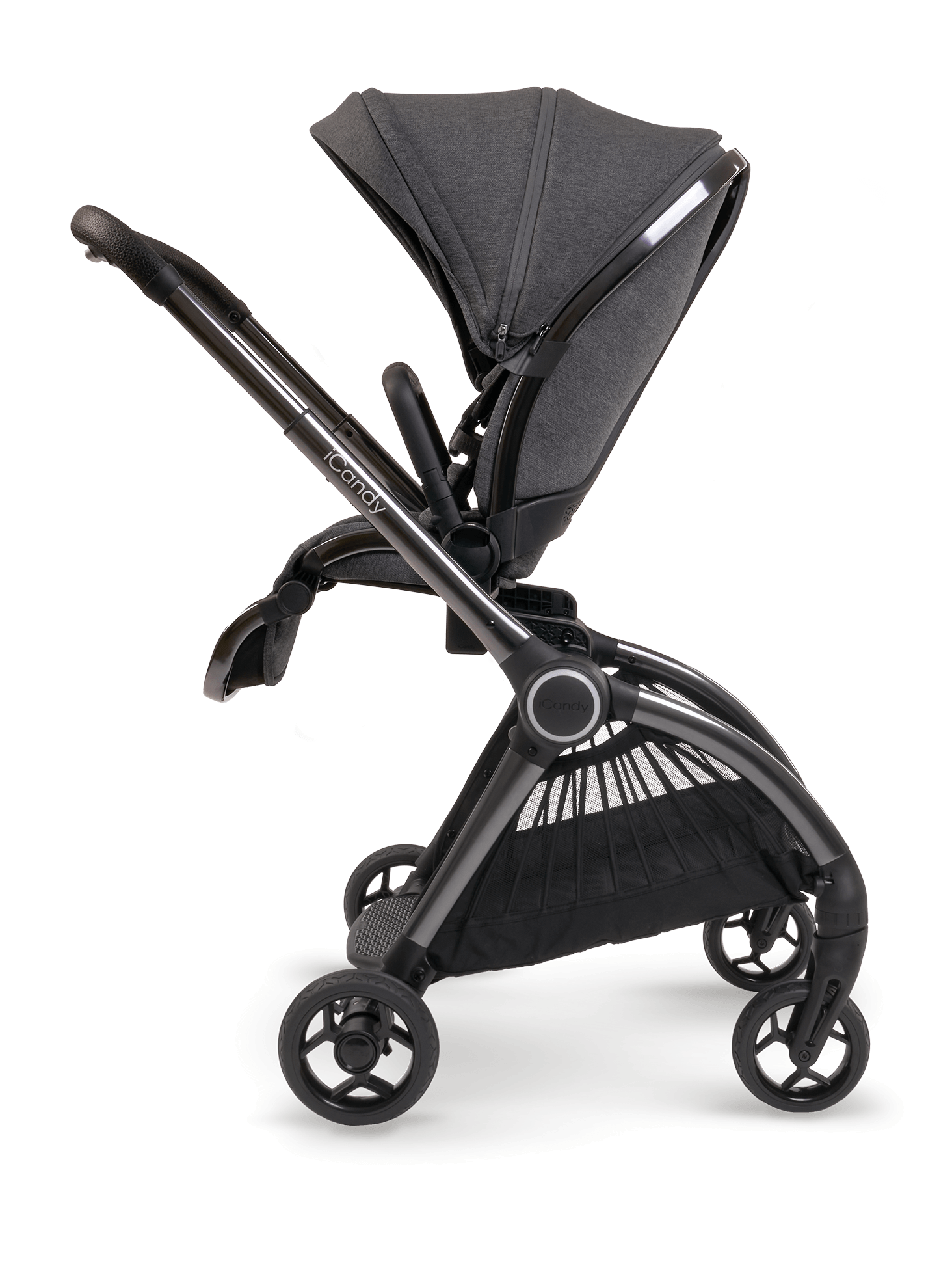 iCandy Core Pushchair & Maxi Cosi Pebble 360 Travel System | Dark Grey