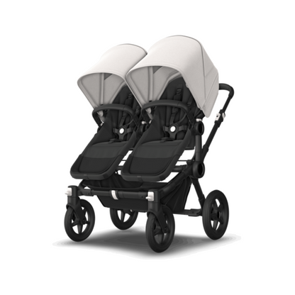 Bugaboo Donkey 5 Duo Pushchair & Carrycot - Black / Midnight Black / Misty White