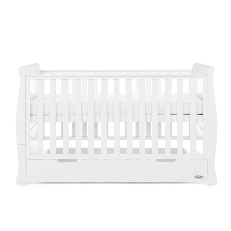 Obaby Stamford Classic Cot Bed & Cot Top Changer- White