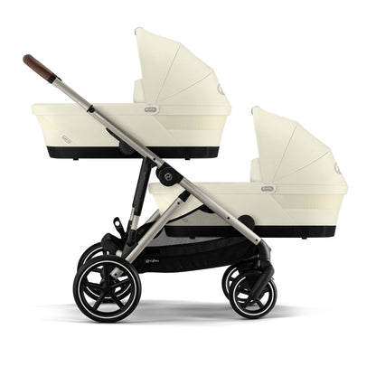 Cybex Gazelle Twin Pushchair | Seashell Beige/Taupe | 2023