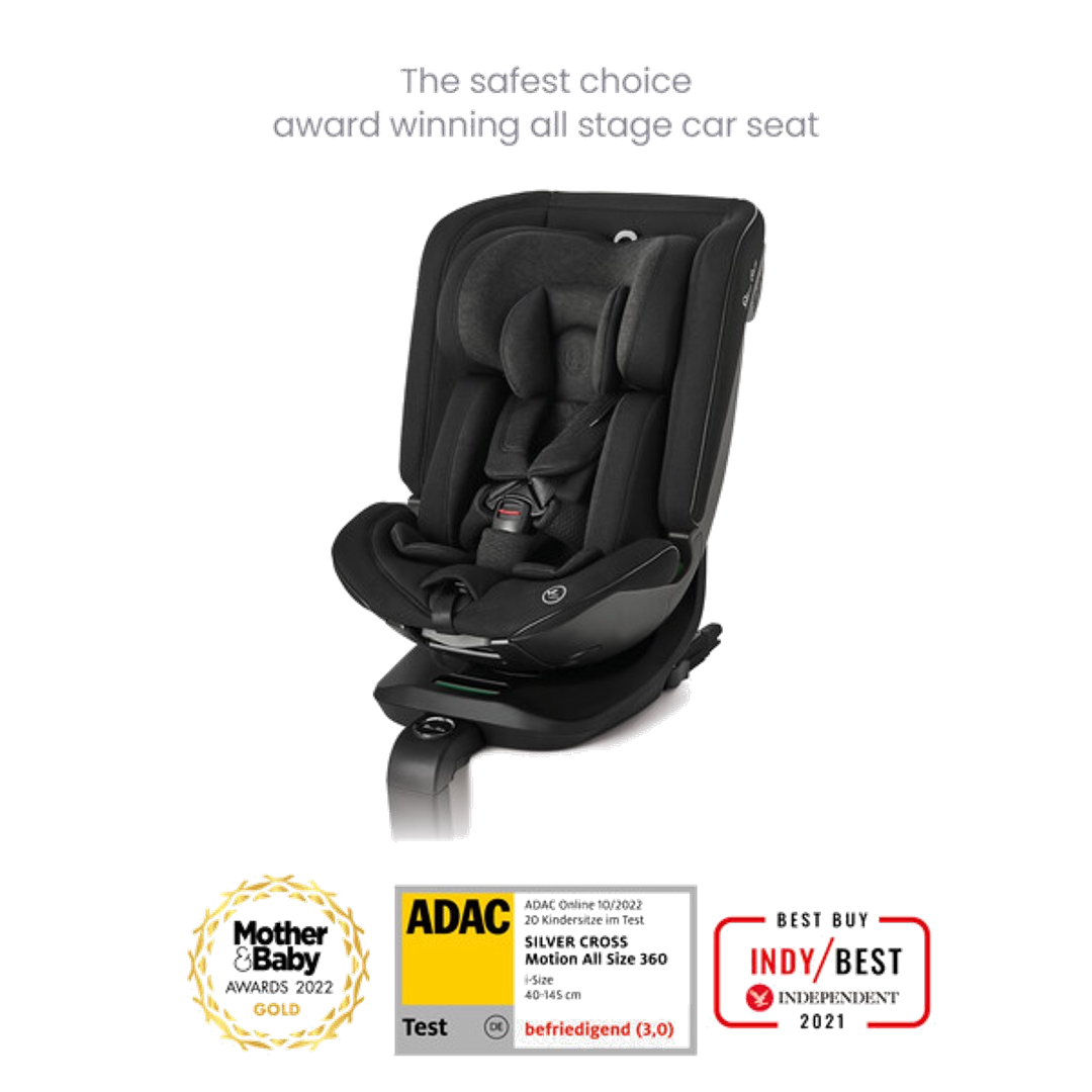 Silver Cross Motion 360 All Size Car Seat - Space Black