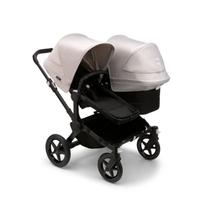 Bugaboo Donkey 5 Duo Pushchair & Carrycot - Black / Midnight Black / Misty White