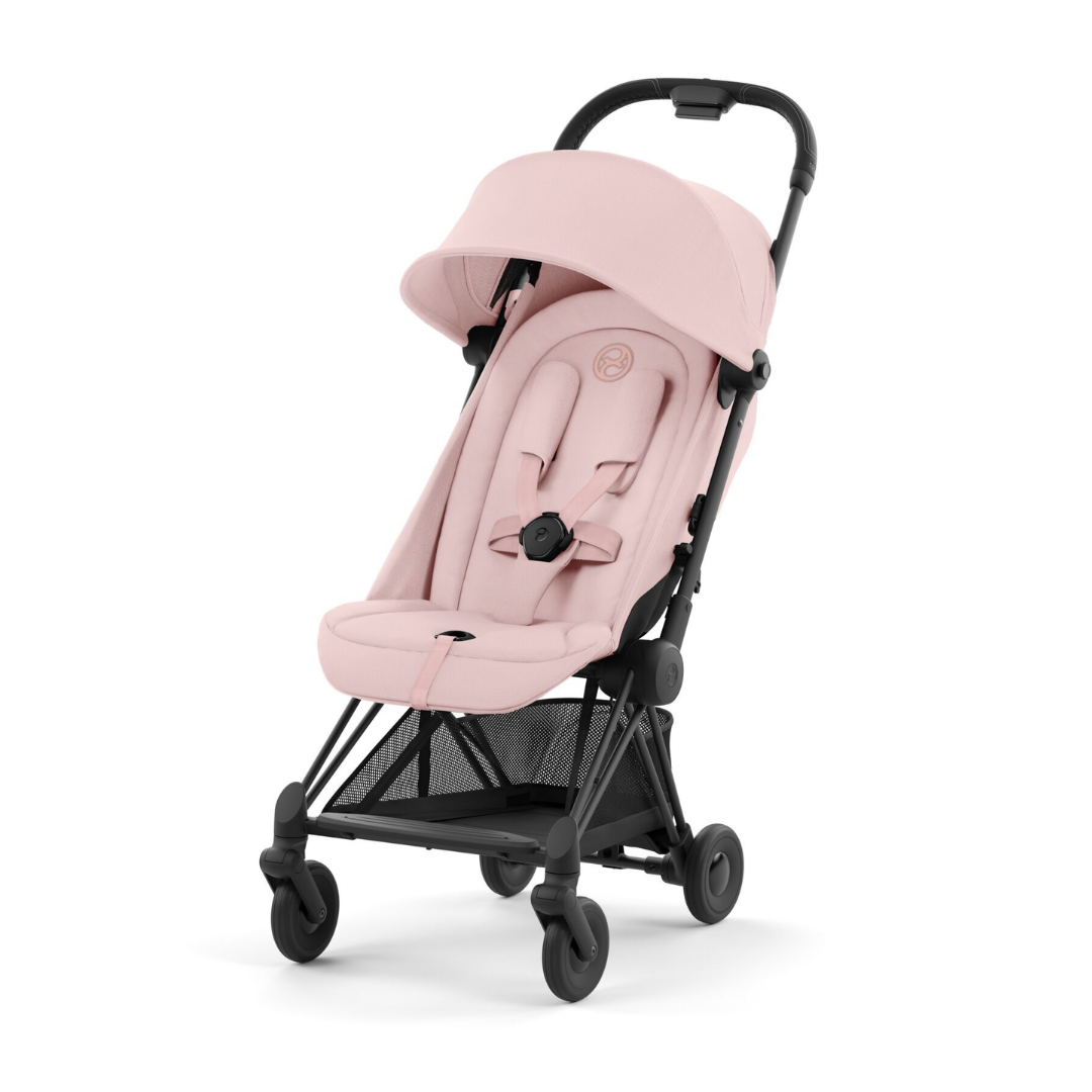 Pink and sales black stroller