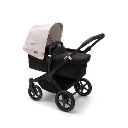 Bugaboo Donkey 5 Duo Pushchair & Carrycot - Black / Midnight Black / Misty White