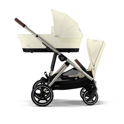 Cybex Gazelle Double Pushchair | Seashell Beige/Taupe | 2023